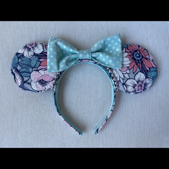 Floral Minnie ears - Picture 1 of 3